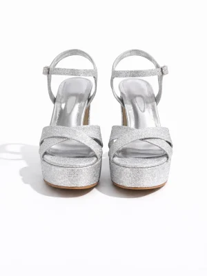 Alternative view of Kadın Platform Topuklu Ayakkabı Ivy Gümüş