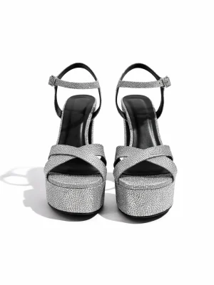 Alternative view of Kadın Platform Topuklu Ayakkabı Ivy Platin