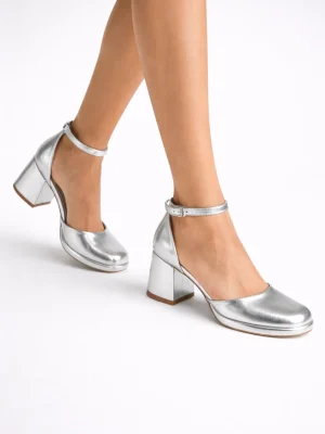 Kadın Mary Jane Topuklu Ayakkabı Hera Lame