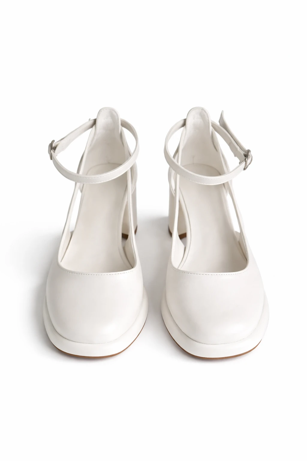 Kadın Mary Jane Topuklu Ayakkabı Daisy İnci Beyazı - Görsel 4