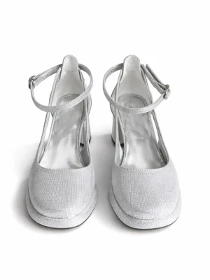 Alternative view of Kadın Mary Jane Topuklu Ayakkabı Daisy Gümüş