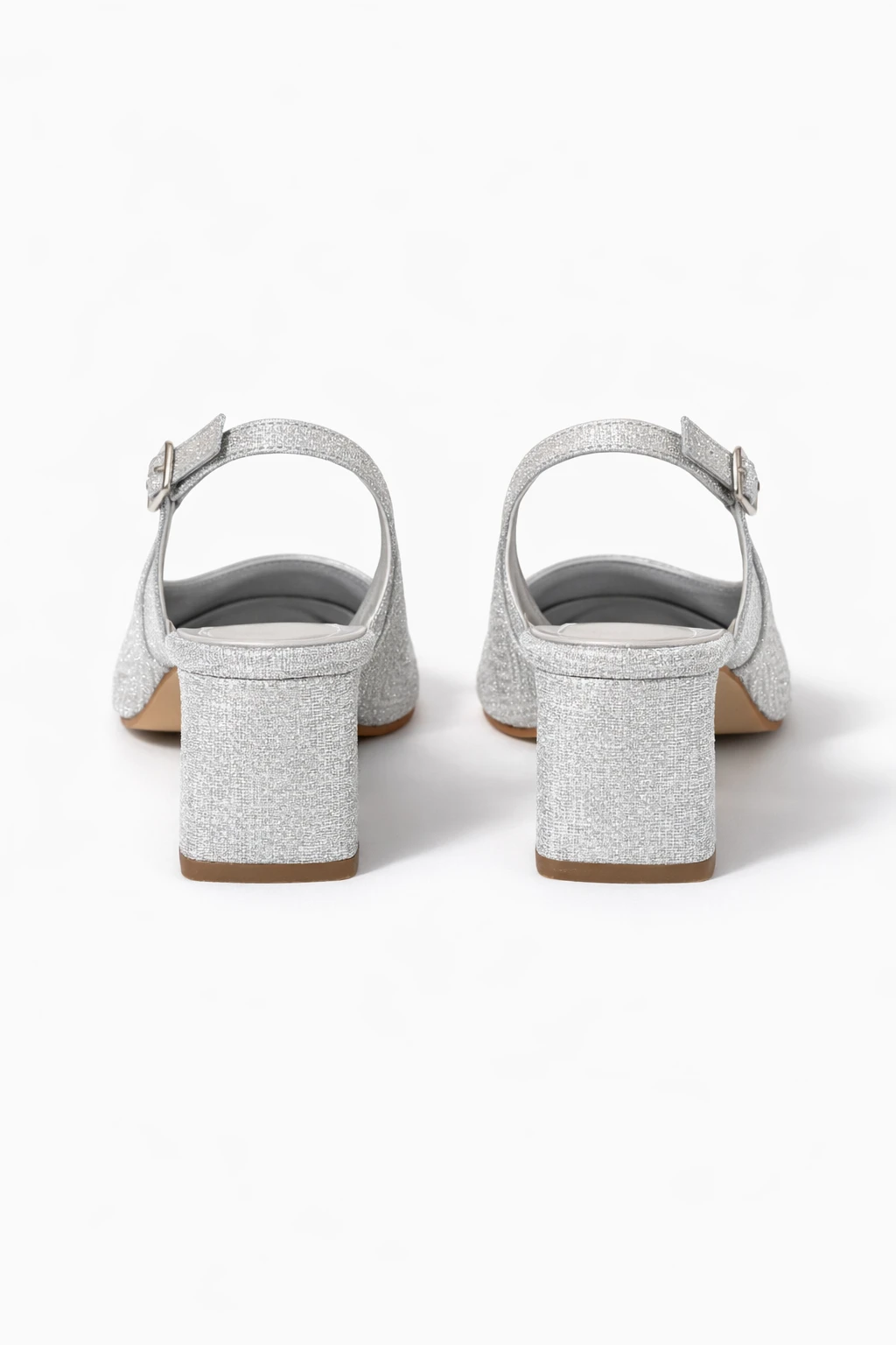 Kadın Stiletto Sivri Burun Topuklu Ayakkabı Meloni Gümüş - Görsel 3