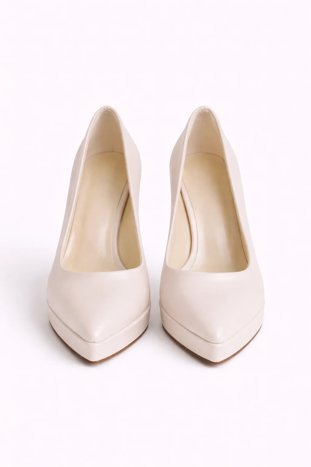 Kadın Platform Topuklu Ayakkabı Avela İnci Beyazı - Görsel 2