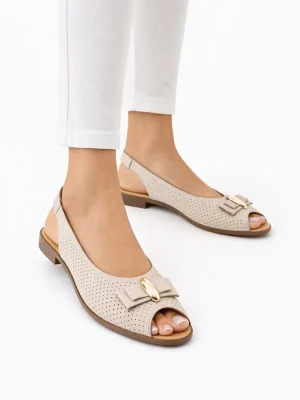 Alternative view of Kadın Hakiki Deri Sandalet Grove Vizon