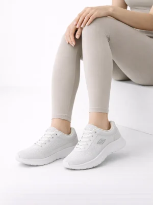 Kadın Sneaker Spor Ayakkabı Bağcıklı Beyaz