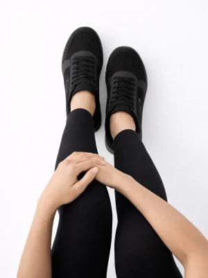 Alternative view of Kadın Sneaker Spor Ayakkabı Bağcıklı Siyah