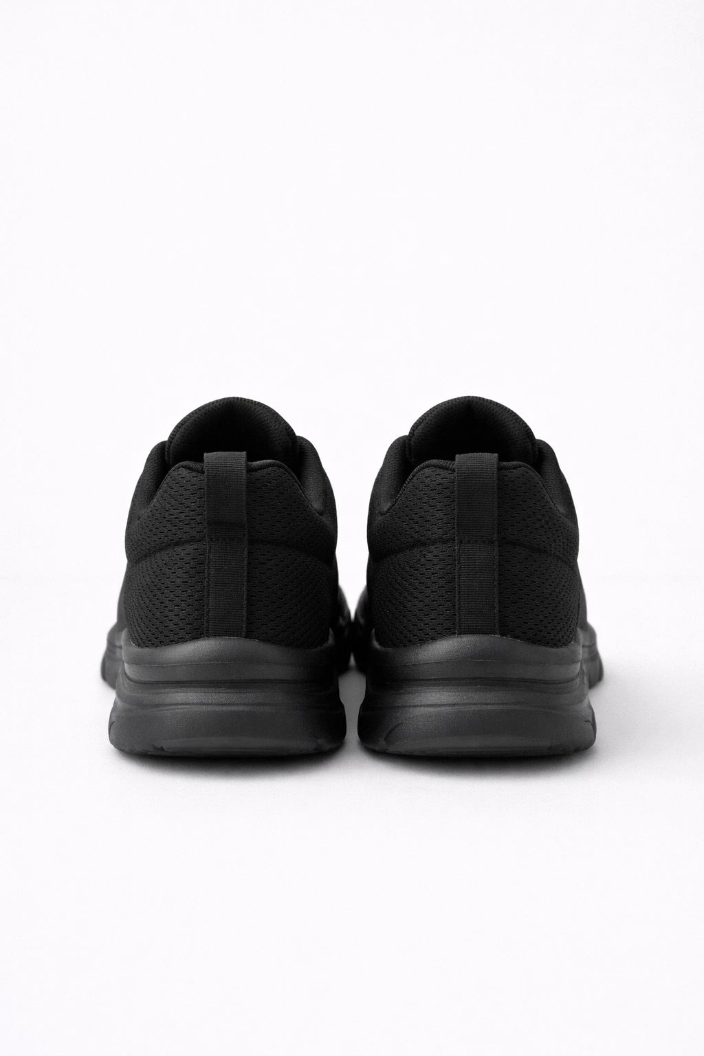 Kadın Sneaker Spor Ayakkabı Bağcıklı Siyah - Görsel 3