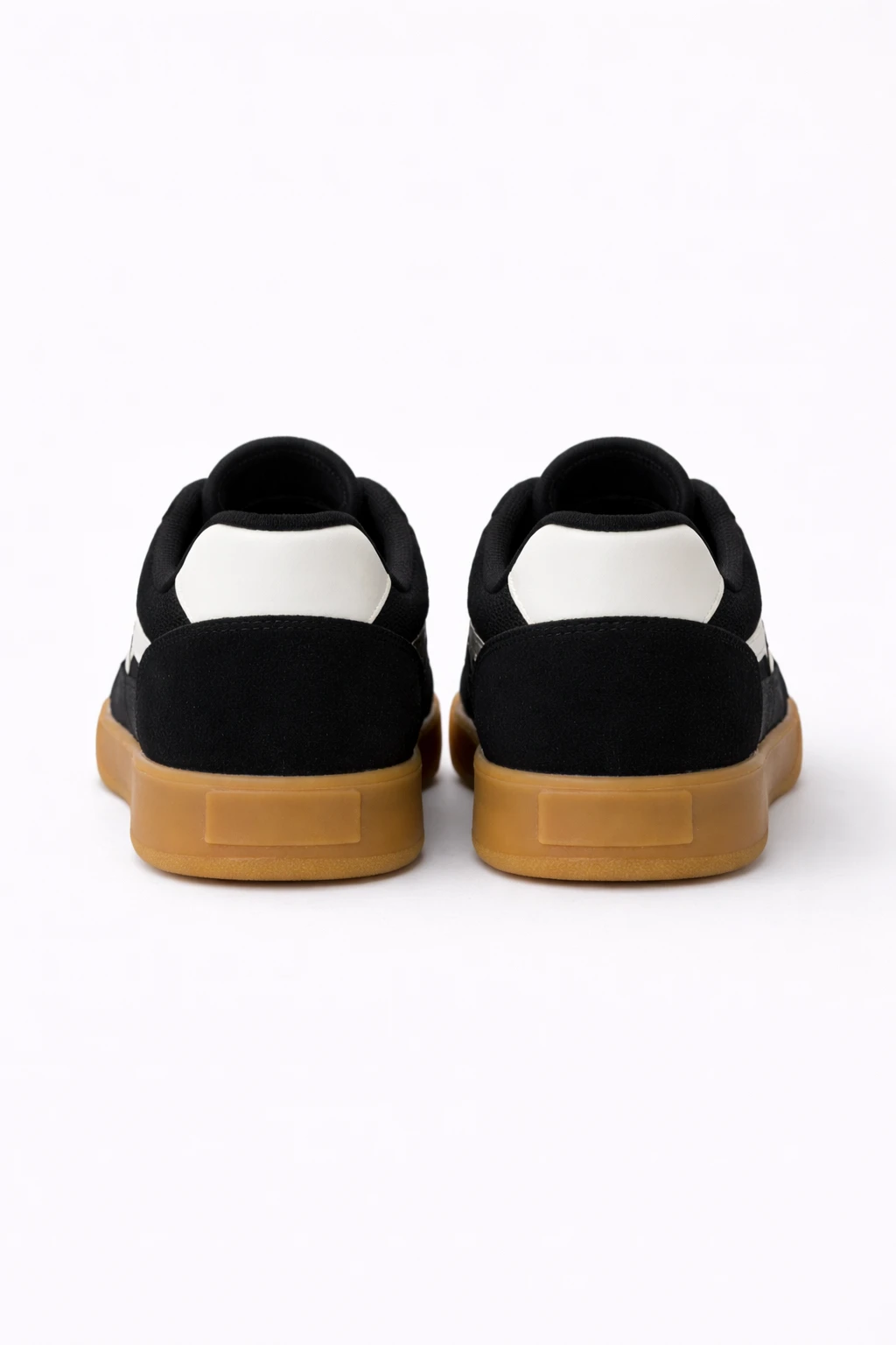 Kadın Sneaker Spor Ayakkabı Bağcıklı Siyah - Görsel 4