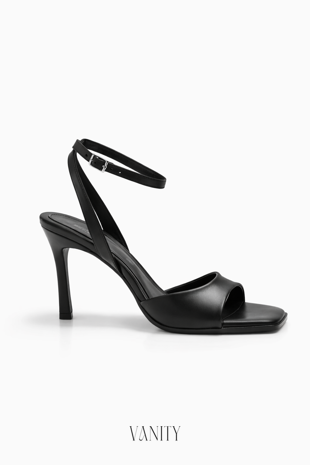 Kadın Küt Burun Topuklu Ayakkabı Vanity Siyah - Görsel 2