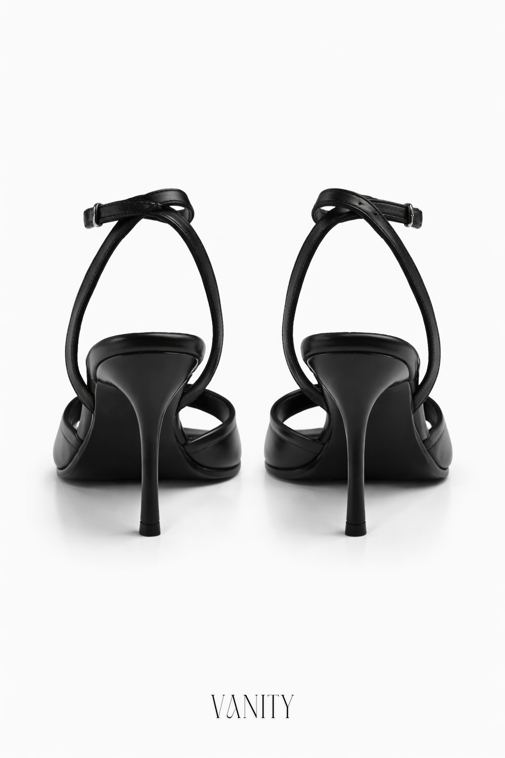 Kadın Küt Burun Topuklu Ayakkabı Vanity Siyah - Görsel 4