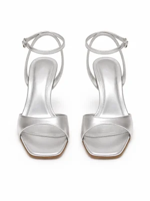 Kadın Küt Burun Topuklu Ayakkabı Vanity Lame