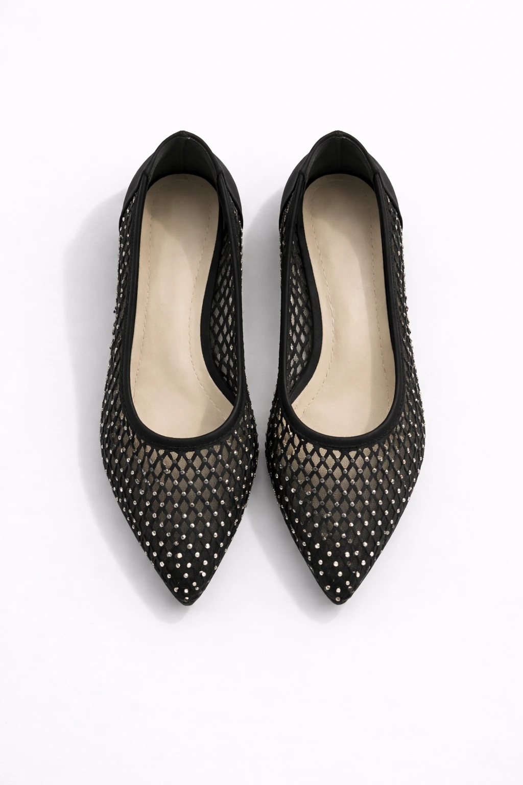 Kadın Babet Tül Stella Taşlı Siyah - Görsel 2