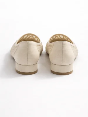 Alternative view of Kadın Babet Tül Sienna Taşlı Krem