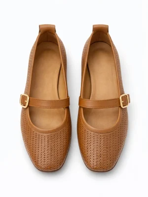 Alternative view of Kadın Babet Ayakkabı Alora Taba Hakiki Deri