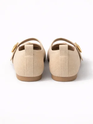 Alternative view of Kadın Babet Ayakkabı Triko Alina Bej