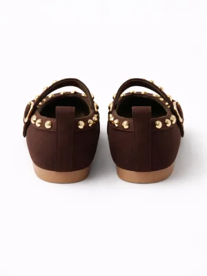 Alternative view of Kadın Babet Ayakkabı Zımbalı Nova Acı Kahve