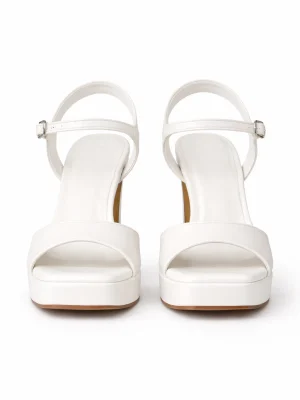 Alternative view of Kadın Platform Topuklu Ayakkabı Clara Beyaz