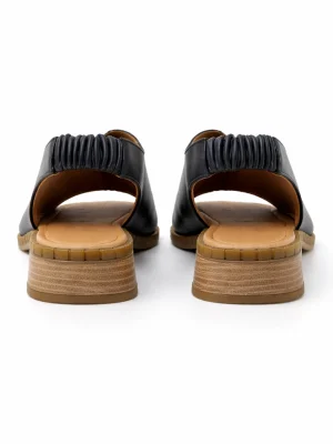 Alternative view of Kadın Hakiki Deri Sandalet Grace Siyah