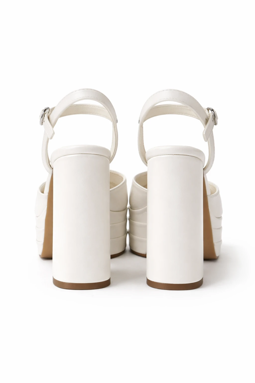 Kadın Platform Topuklu Ayakkabı Mundo Ekru - Görsel 3