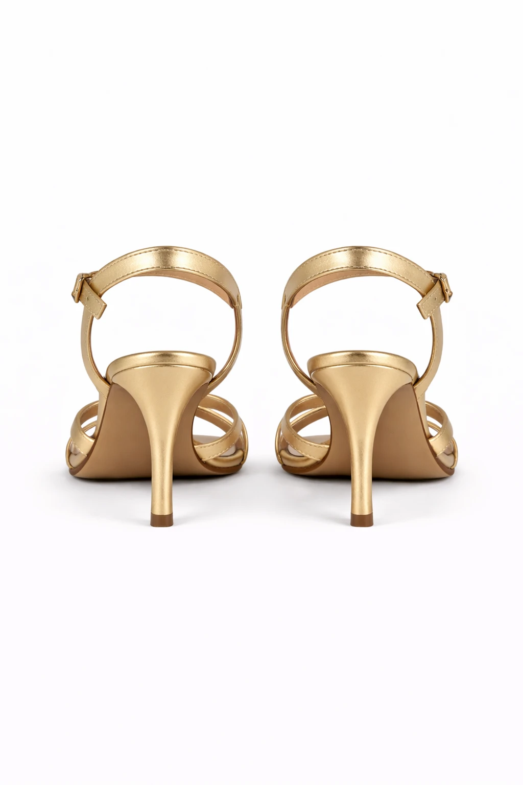 Kadın Topuklu Ayakkabı Vela Taşlı Dore - Görsel 3