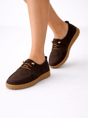 Kadın Loafer Ayakkabı Maison Acı Kahve