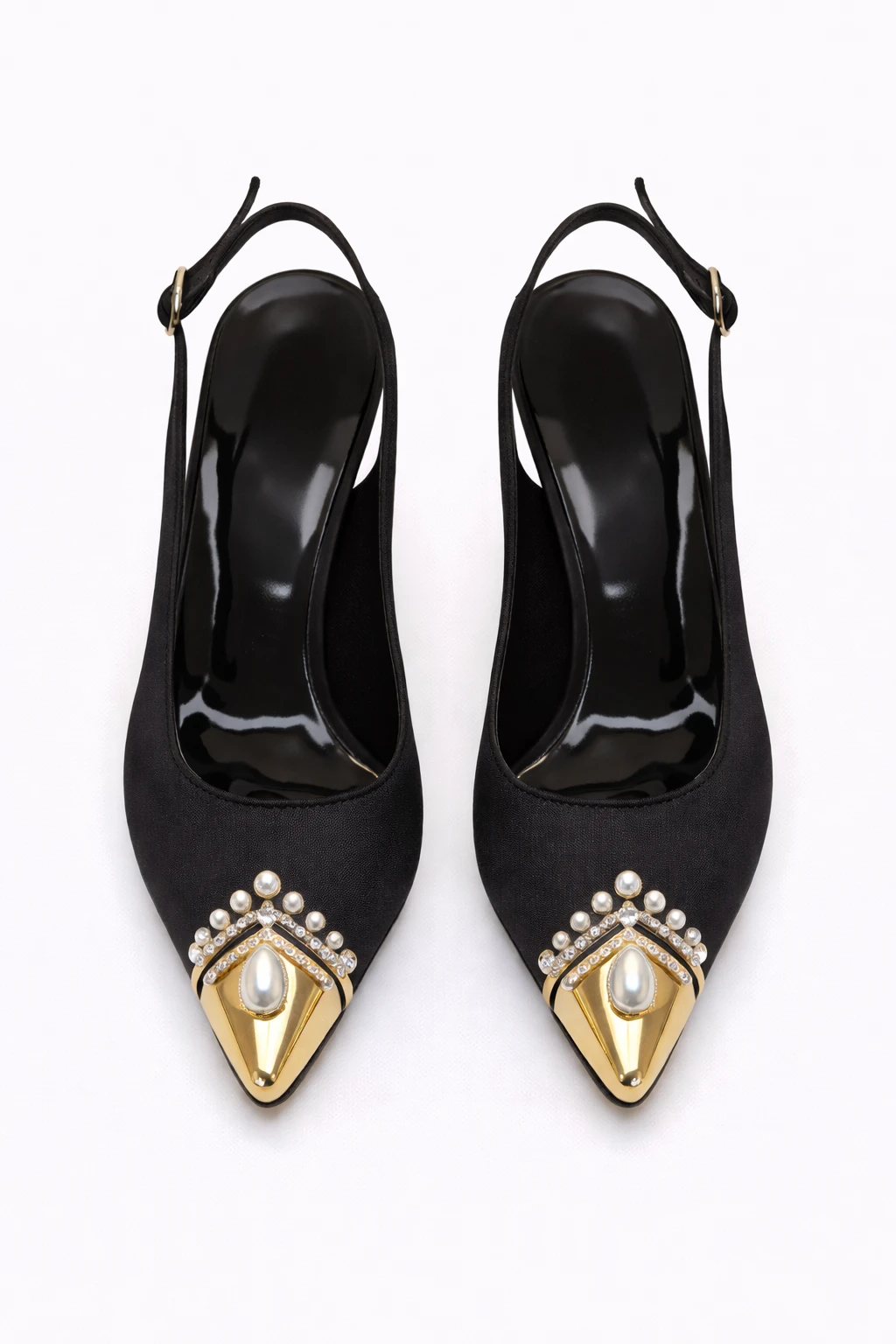 Kadın Stiletto Sivri Burun Topuklu Ayakkabı Feel Siyah - Görsel 4