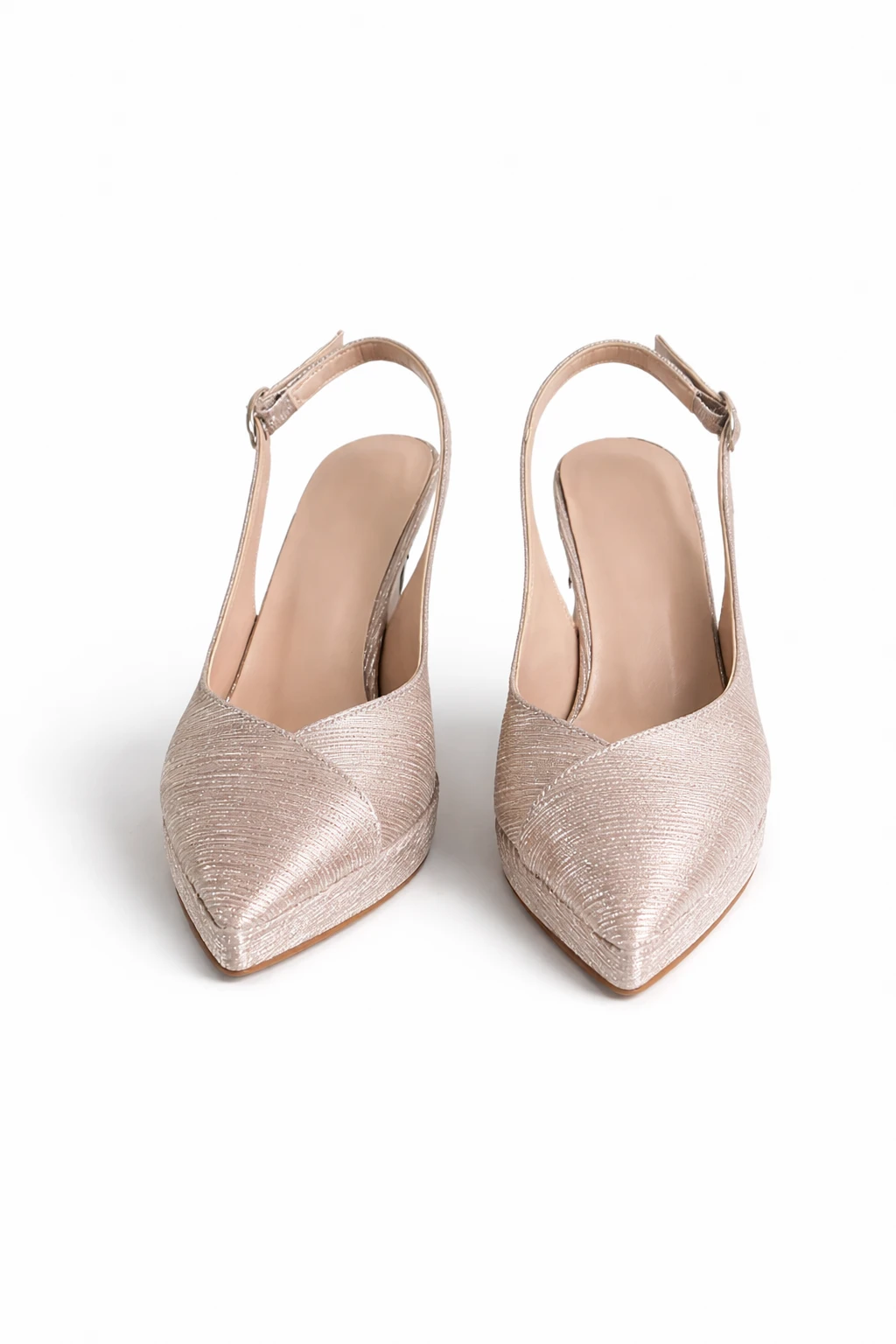 Kadın Platform Topuklu Sivri Burun Ayakkabı Cornel Rose - Görsel 2