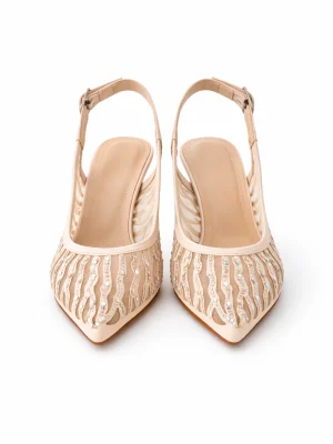 Alternative view of Kadın Stiletto Sivri Burun Topuklu Ayakkabı Tilda Gold