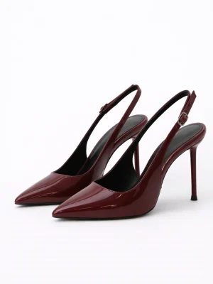 Alternative view of Kadın Stiletto Sivri Burun Topuklu Ayakkabı Diana Bordo