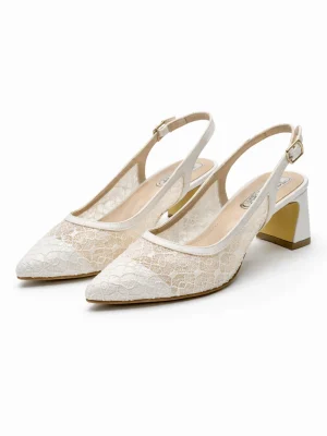 Kadın Sivri Burun Topuklu Ayakkabı Moera Beyaz