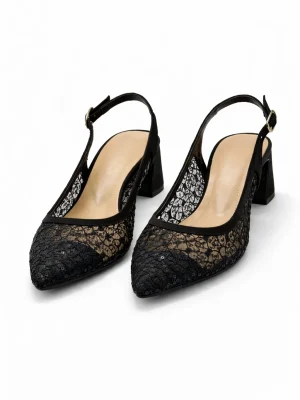 Alternative view of Kadın Sivri Burun Topuklu Ayakkabı Moera Siyah
