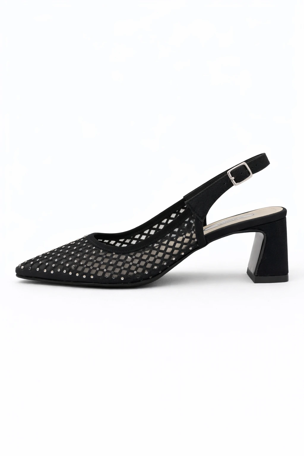 Kadın Sivri Burun Topuklu Ayakkabı Aria Siyah - Görsel 3