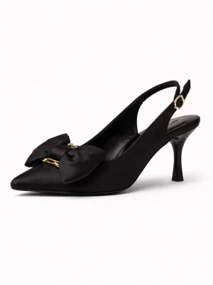 Alternative view of Kadın Stiletto Sivri Burun Topuklu Ayakkabı Flora Siyah