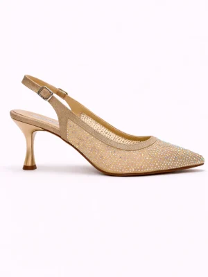 Alternative view of Kadın Stiletto Sivri Burun Topuklu Ayakkabı Pennia Gold