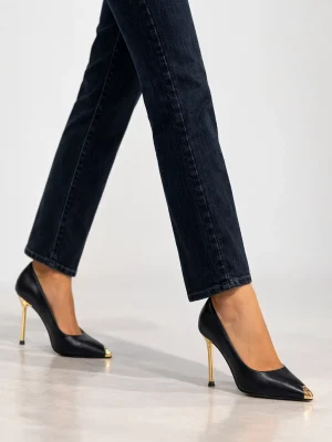 Kadın Stiletto Sivri Burun Topuklu Ayakkabı Arlen Siyah