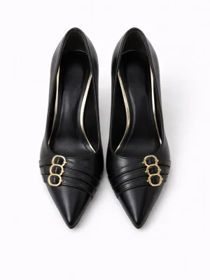 Alternative view of Kadın Stiletto Sivri Burun Topuklu Ayakkabı Libora Siyah