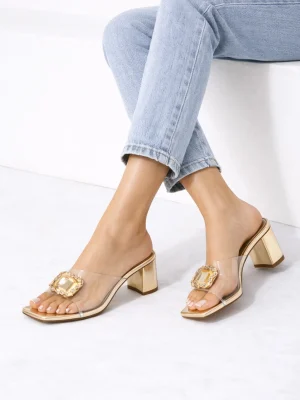 Alternative view of Kadın Terlik Raquel Taşlı Şeffaf Dore