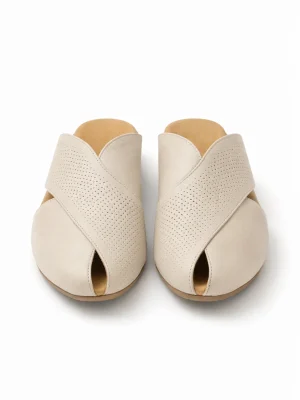 Kadın Terlik Daria Hakiki Deri Vizon