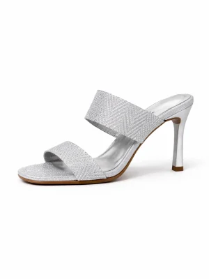 Alternative view of Kadın Terlik Joue Simli Gümüş