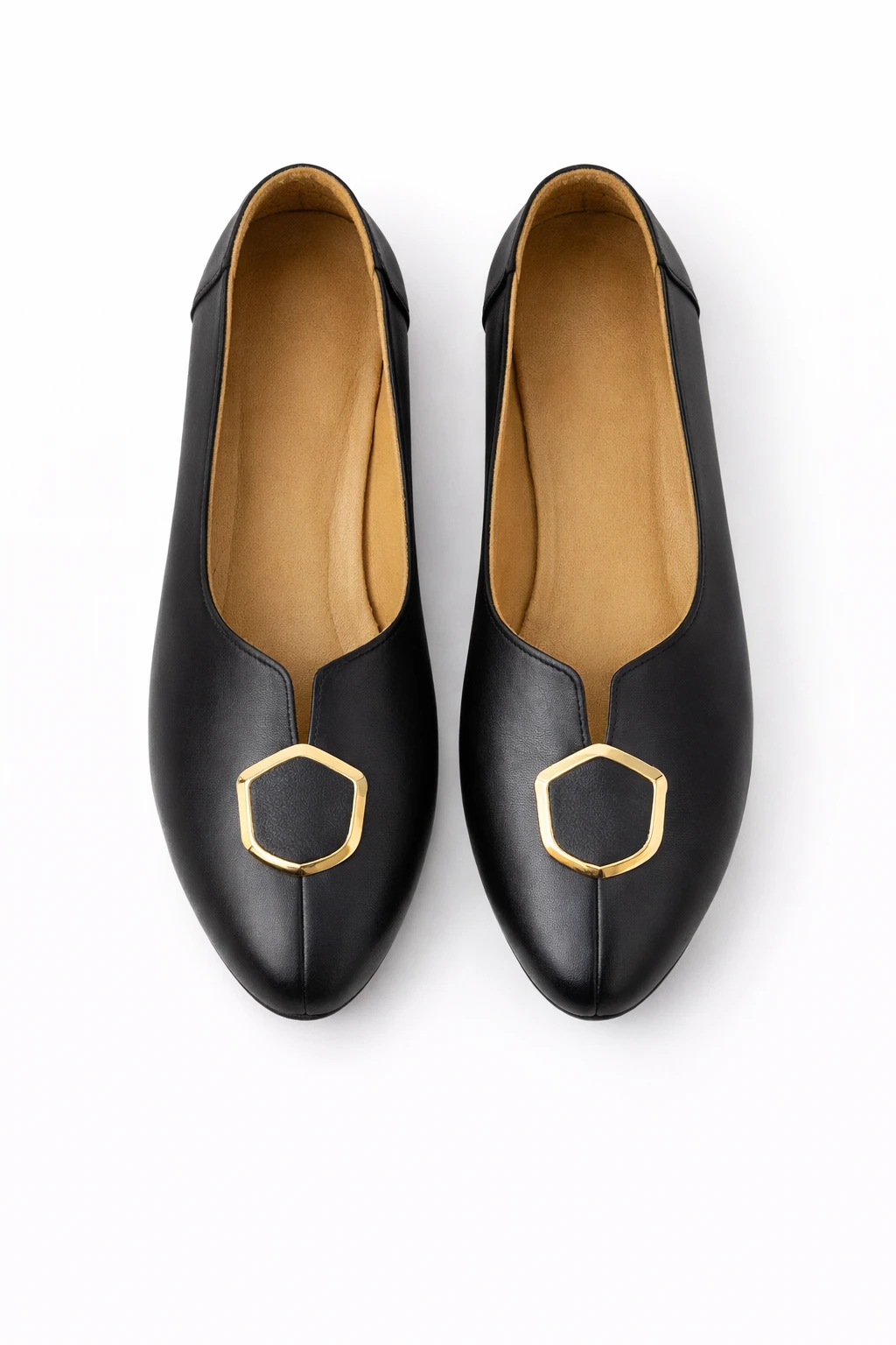 Kadın Babet Ayakkabı Tony Hakiki Deri Siyah