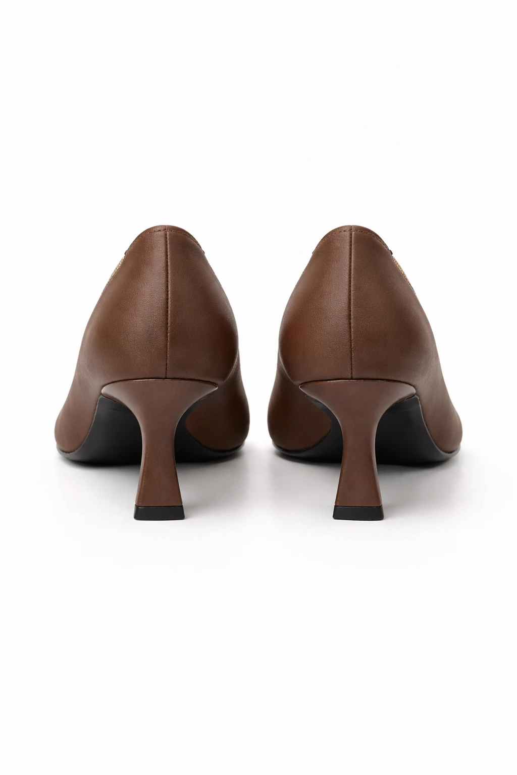 Kadın Stiletto Sivri Burun Topuklu Ayakkabı Elva Kahverengi - Görsel 3