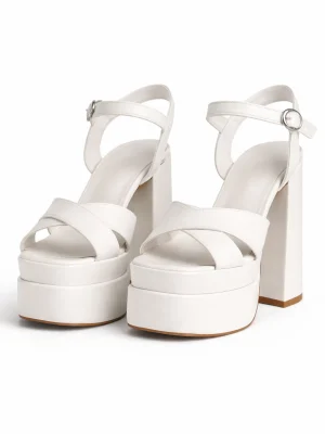 Alternative view of Kadın Platform Topuklu Ayakkabı Night Beyaz