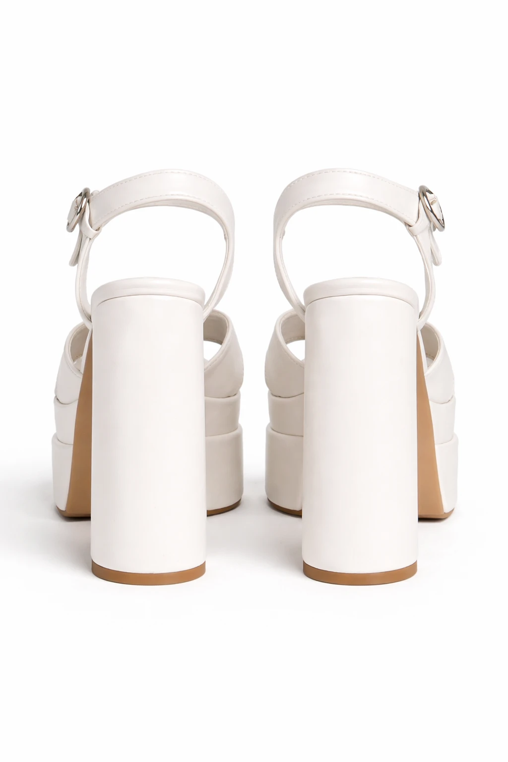 Kadın Platform Topuklu Ayakkabı Night Beyaz - Görsel 3