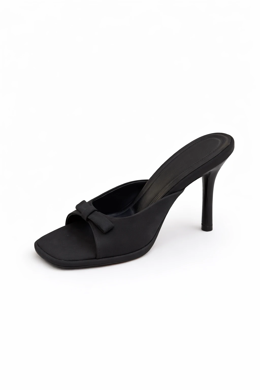 Kadın Terlik Delina Siyah Kumaş