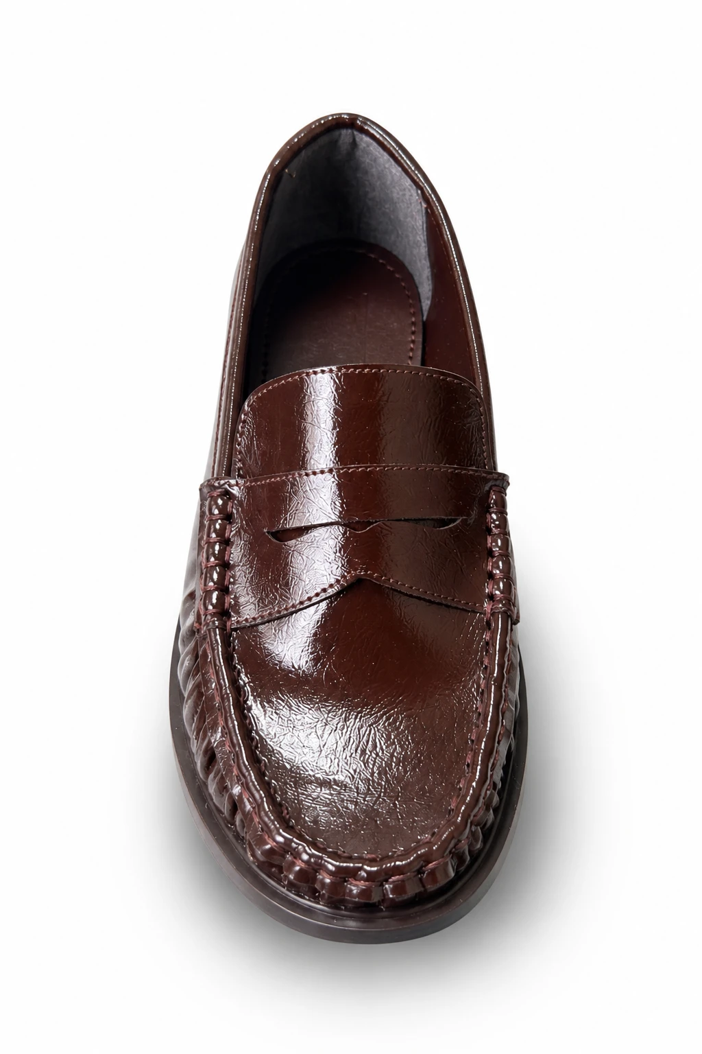 Kadın Loafer Ayakkabı Oxford Kahveverengi